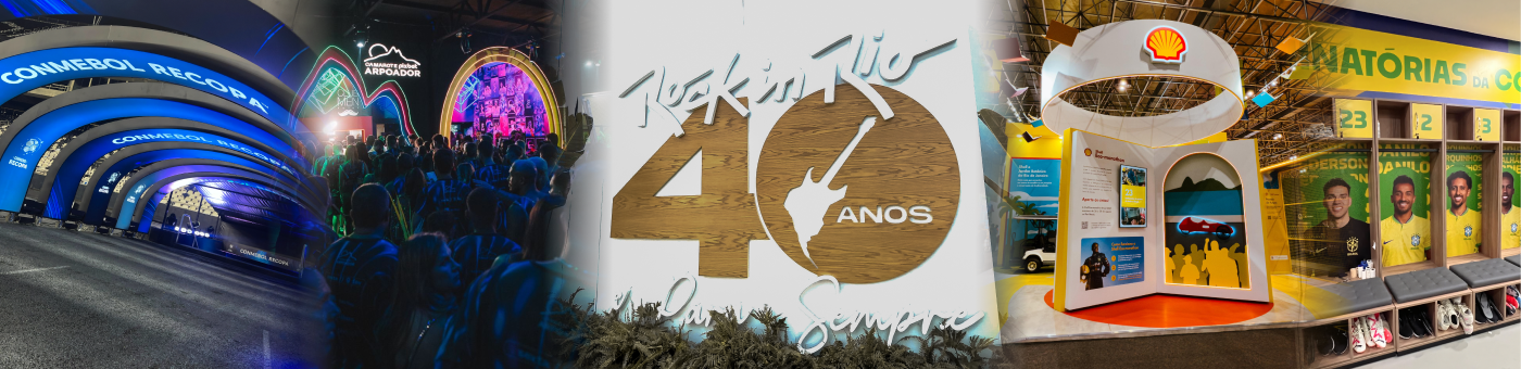 Cenografia e Comunicação Visual para Eventos, Feiras e Festivais M2 Flex