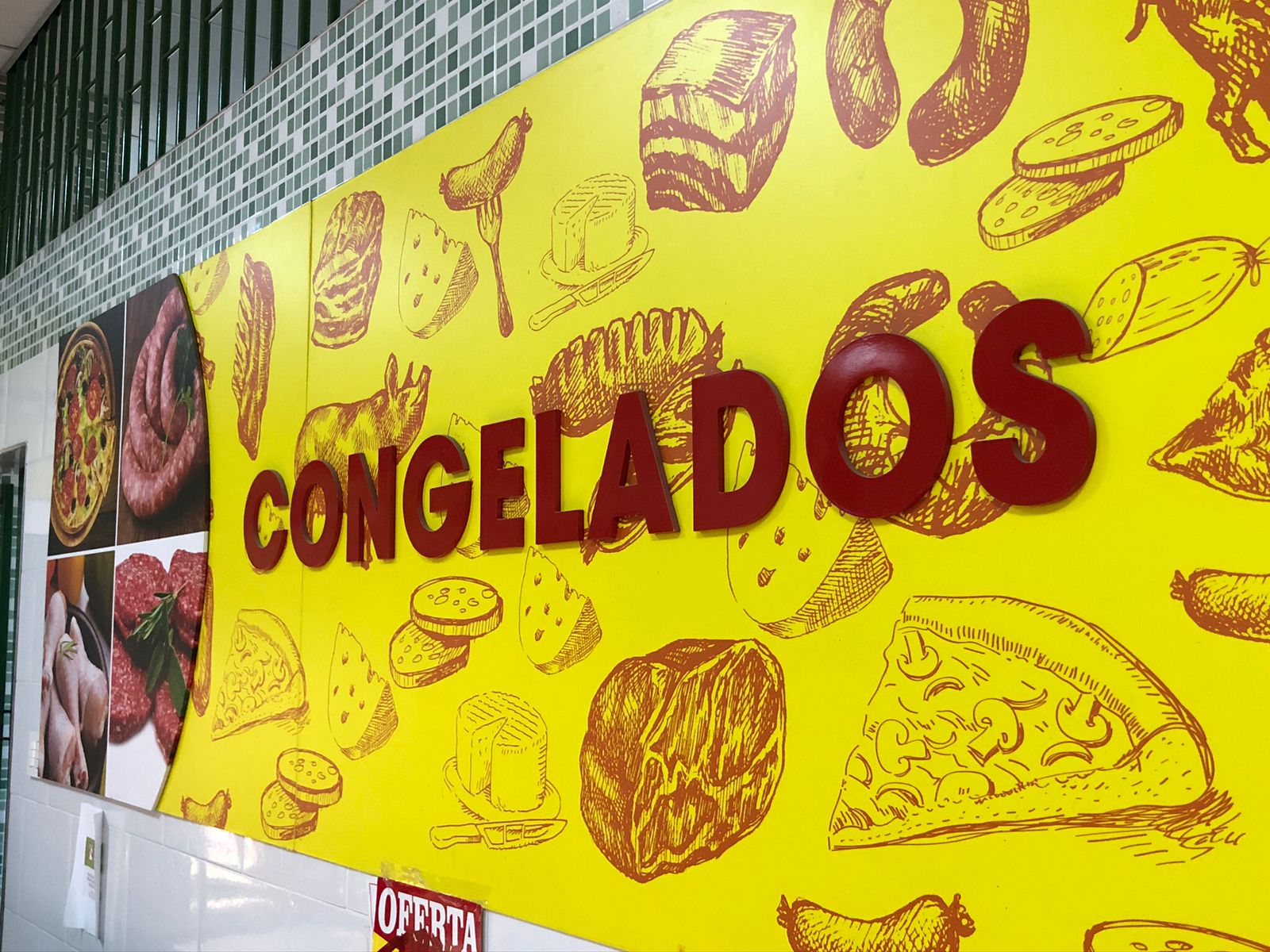 Exemplo de comunicação visual em supermercado M2 Flex - 8